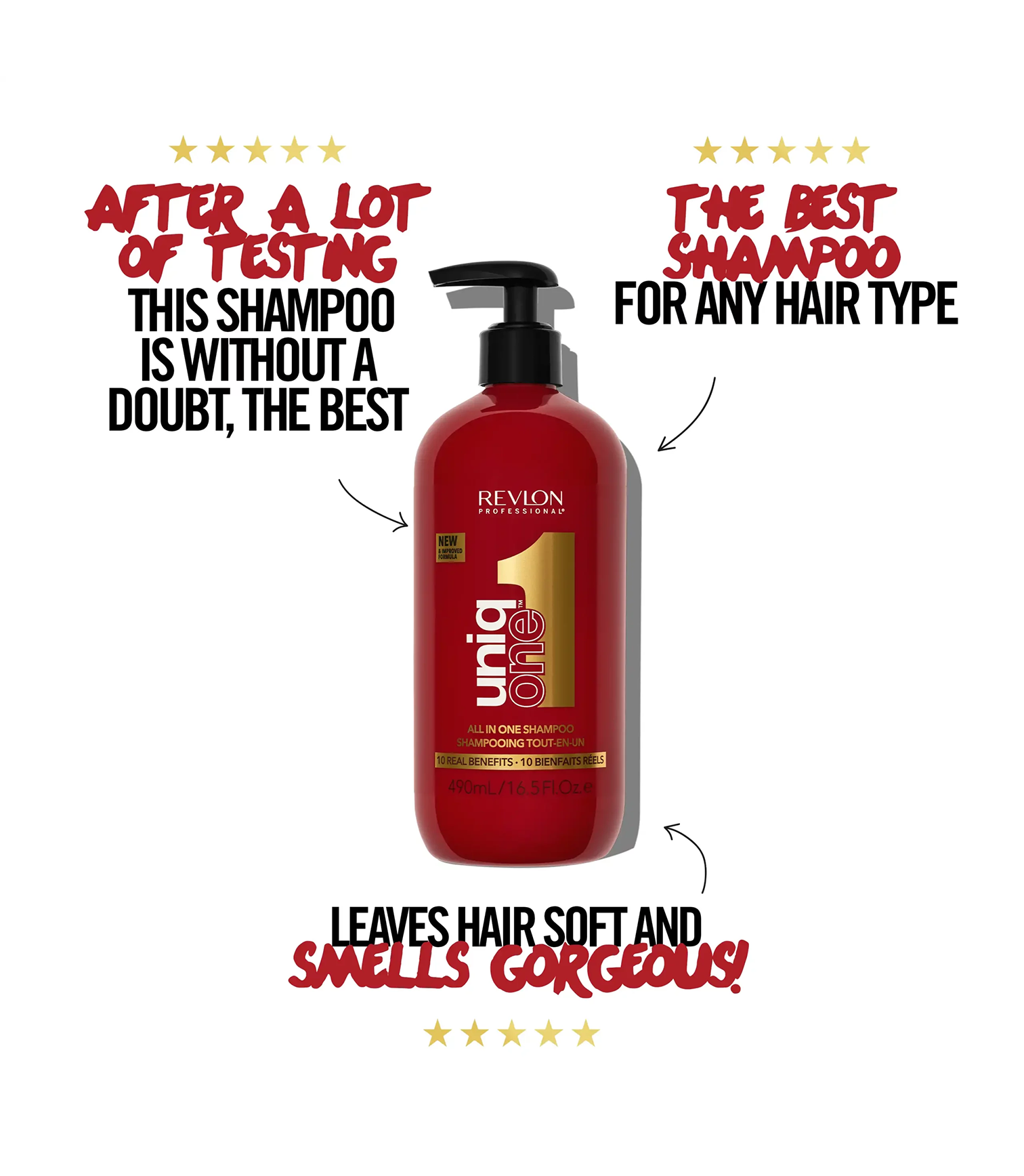 UNIQONE ALL IN ONE SHAMPOO 490ML